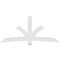 Ekena Millwork Davenport Architectural Grade PVC Gable Bracket, 96"W x 44"H x 4"D x 6"F, 11/12 Pitch GBP096X44X0406DAV00 - alternate 3